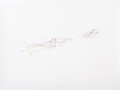 en l'absence de Soo, 2012,  crayon aquarelle sur papier, 85 x 116 cm