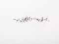 en l'absence de Soo, 2012, mine de plomb, fusain et crayon aquarelle sur papier, 56 x 76 cm