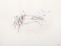 sans titre, 2012, mine de plomb, fusain et crayon aquarelle sur papier, 30 x 40 cm
