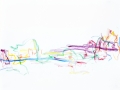 paysage dépouille, 2013, crayon aquarelle sur papier, 21,7 x 28,5 cm