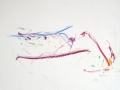 paysage dépouille, 2017, crayon aquarelle à l'eau sur papier aquarelle, 20,5 x 27,6 cm
