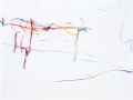 paysage dépouille, 2013, crayon aquarelle sur papier, 21,7 x 28,5 cm