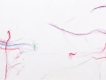 paysage dépouille, 2013, crayon aquarelle sur papier toilé, 16,9 x 27,8 cm
