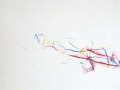 paysage dépouille, 2015, crayon aquarelle à l'eau sur papier aquarelle, 17 x 23,3 cm