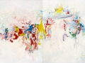 artres summer (diptyque), 2011-2012, huile sur toile, 250 x 400 cm