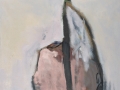marges et trophée, 1997, huile sur toile, 99,5 x 80 cm