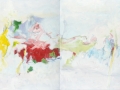 crossing 4 (diptyque), 2011, huile sur toile, 100 x 160 cm