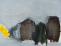 chemin faisant (collection particulière), 2017, huile sur toile, 40 x 47 cm