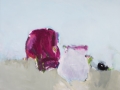 Unterwegs, 2018, huile sur toile, 200 x 234 cm